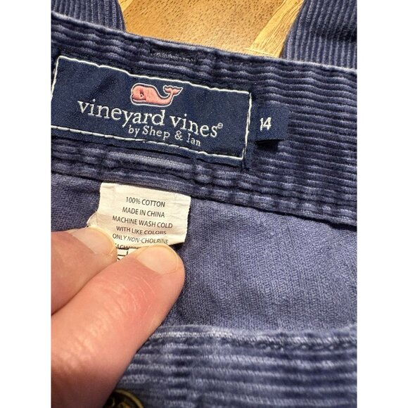 VINEYARD VINES Navy Blue Corduroy Pants Boys Youth Size 14 - Picture 7 of 8